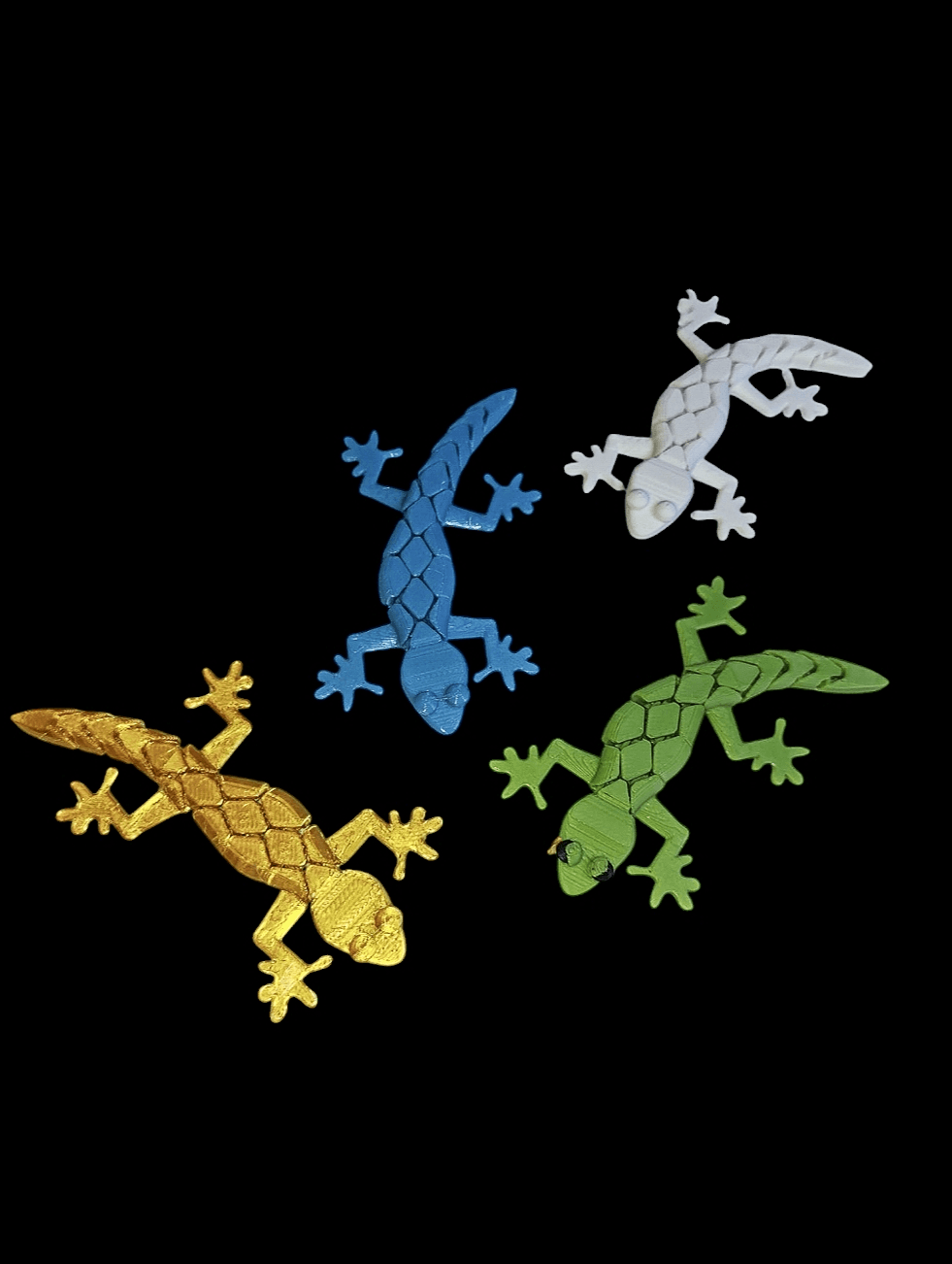 Anti-Anti-stress Flexible Gecko Articulé - Image 2