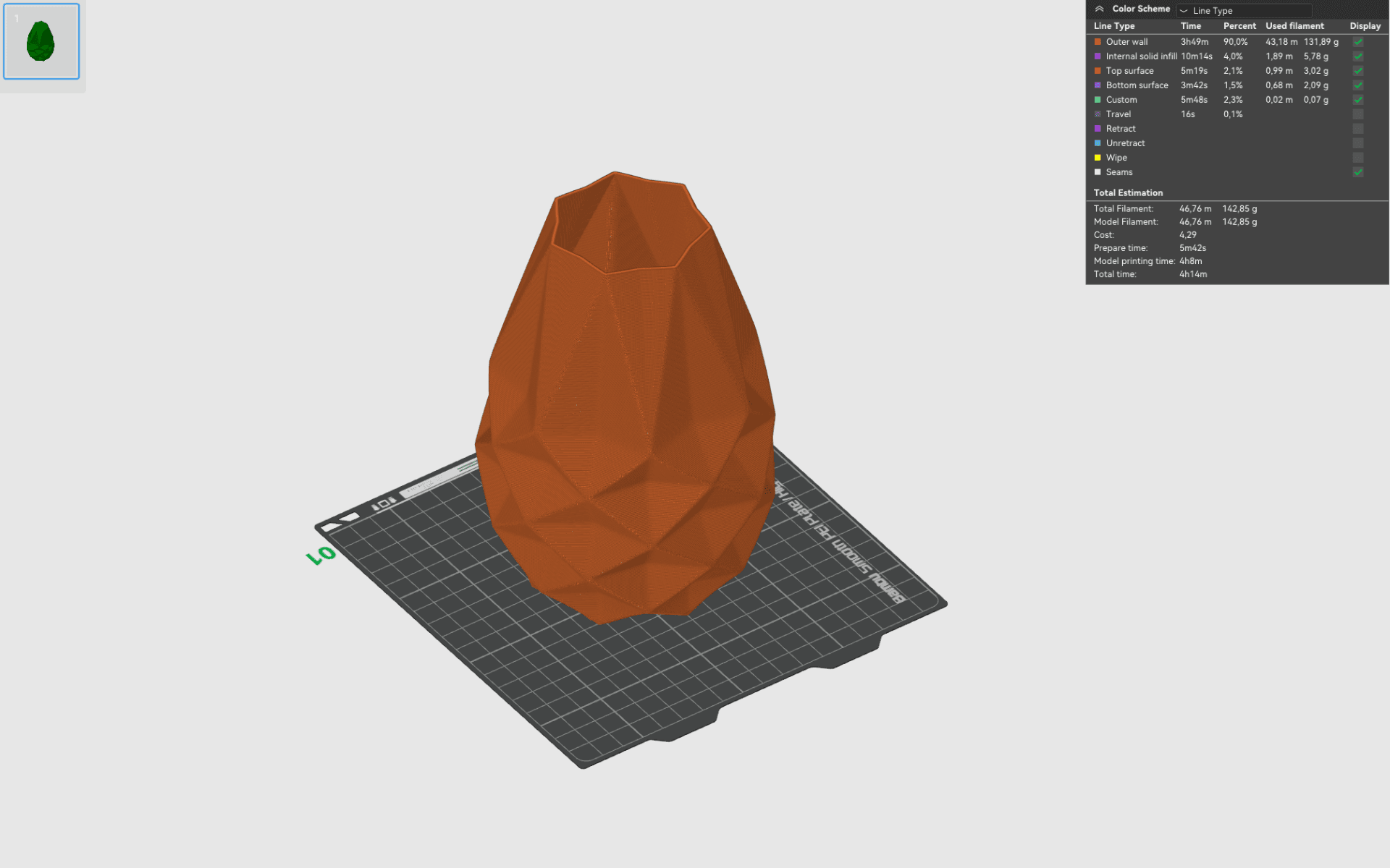 Transparent Géométrique Vase - Image 3