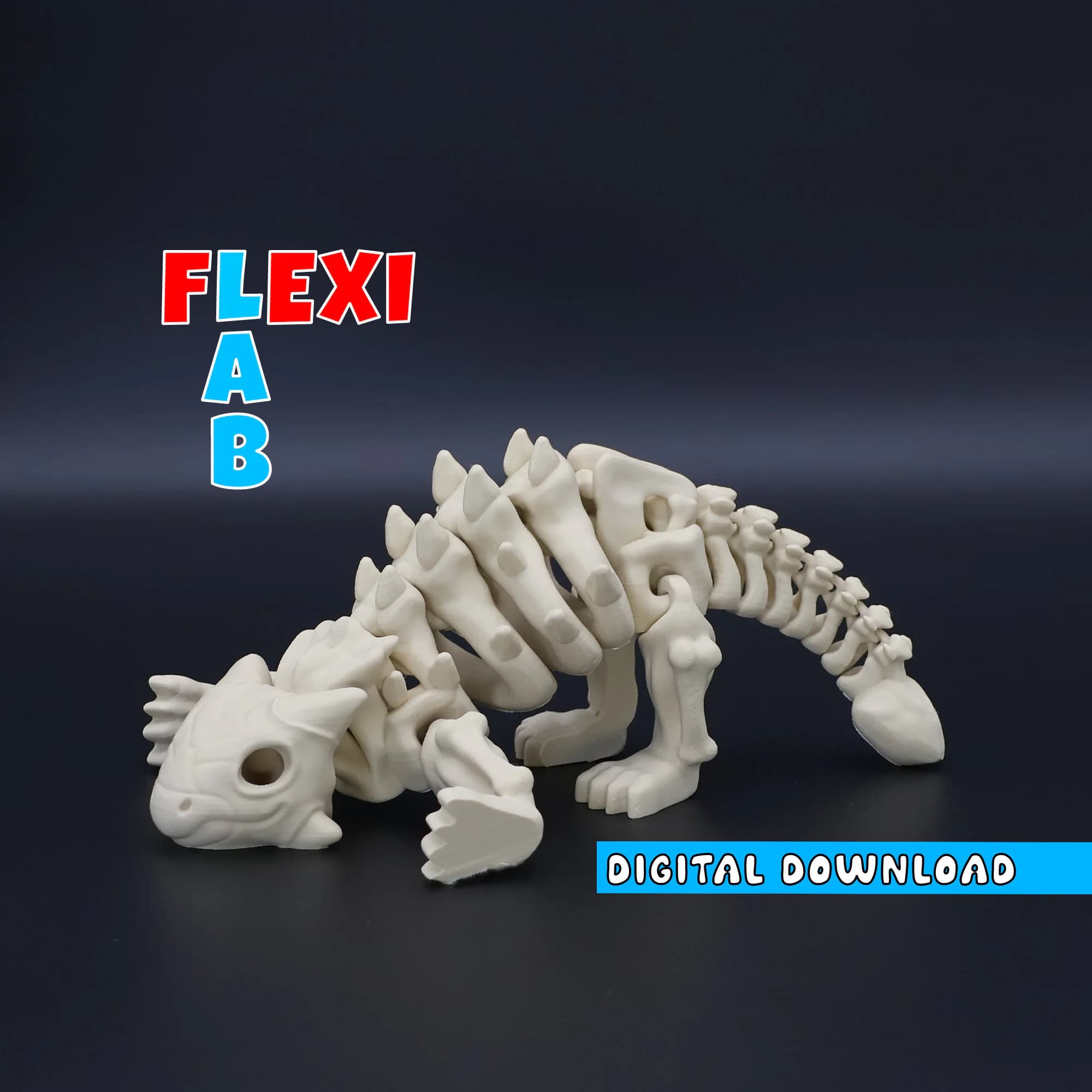 Flexible Dino Squelette Ankylosaurus Dinosaure - Image 2