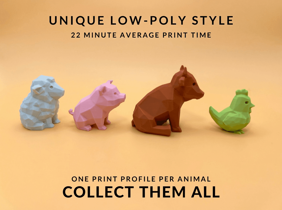 Mignon Mini Farm Figurine Porte-clés Pack - Image 2