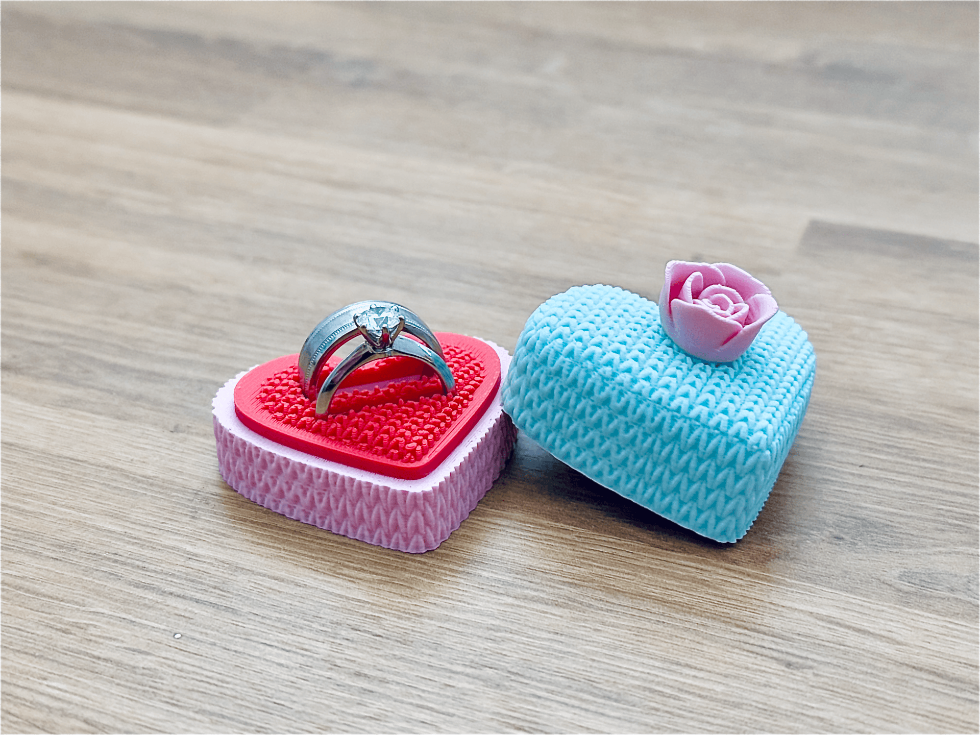 Boîte Bague Tricotée - Image 3