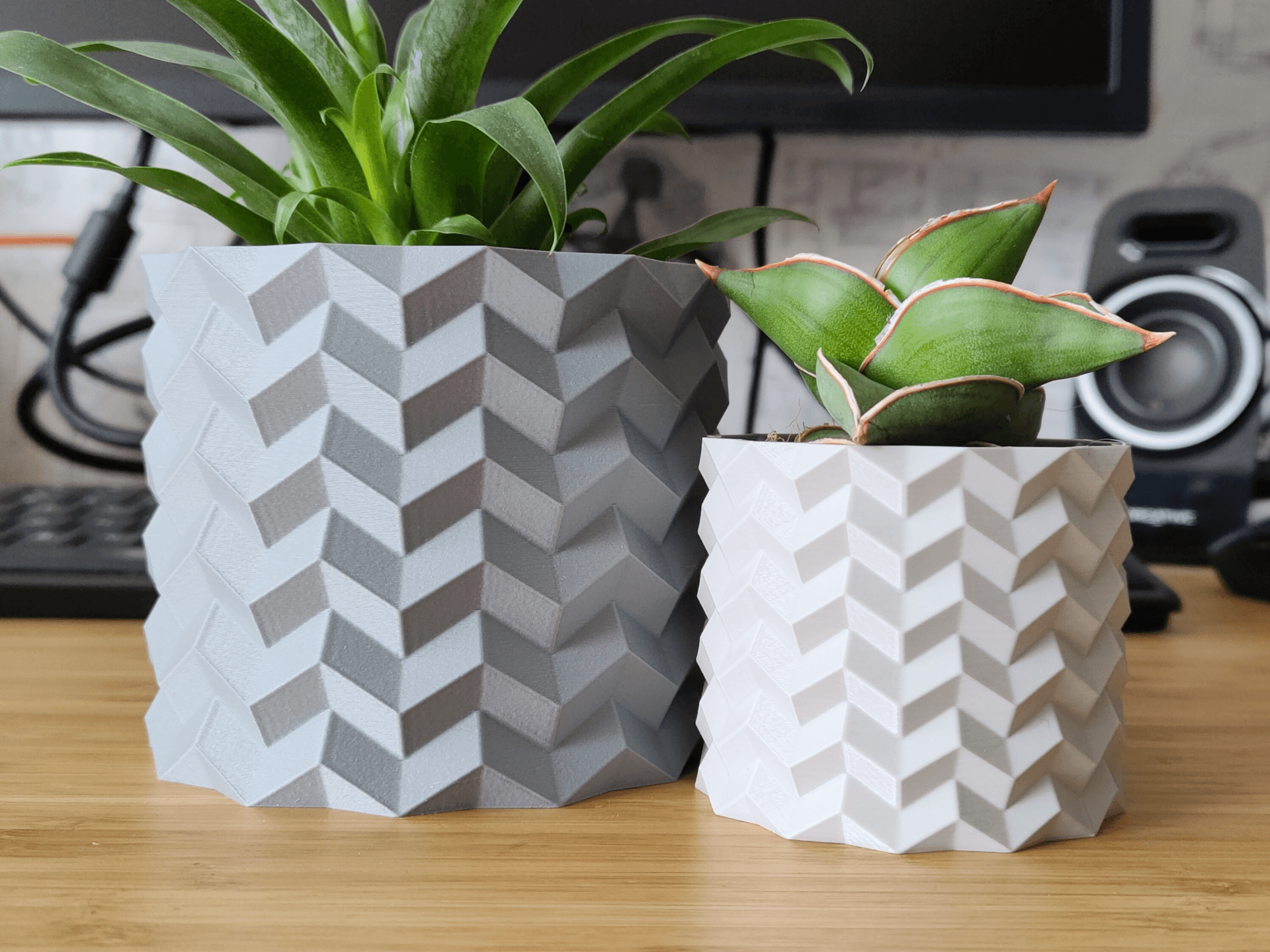 Géométrique Origami Plant Pot Cache-Pot - Vase Mode