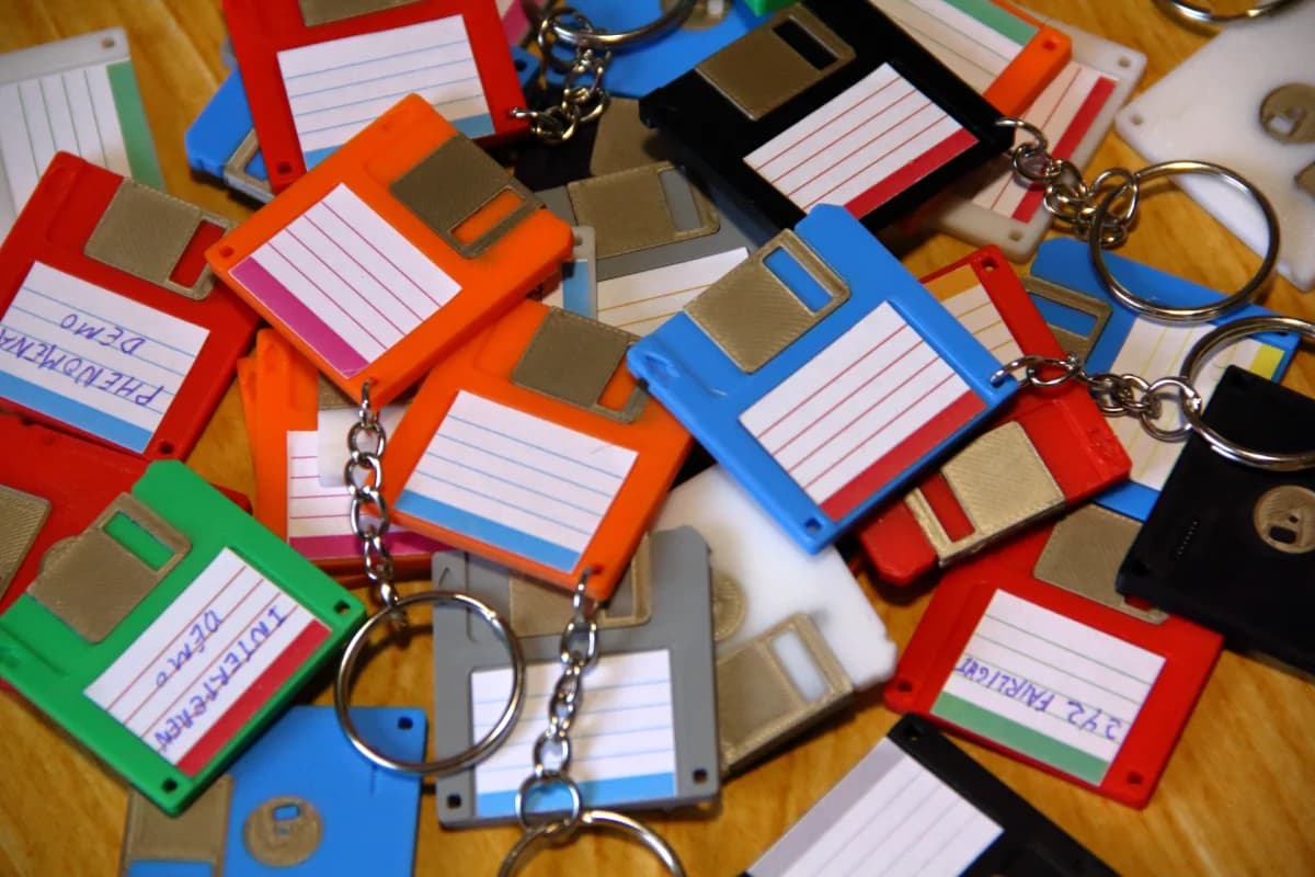 Mini Porte-clés Disquette 3.5 - Image 3