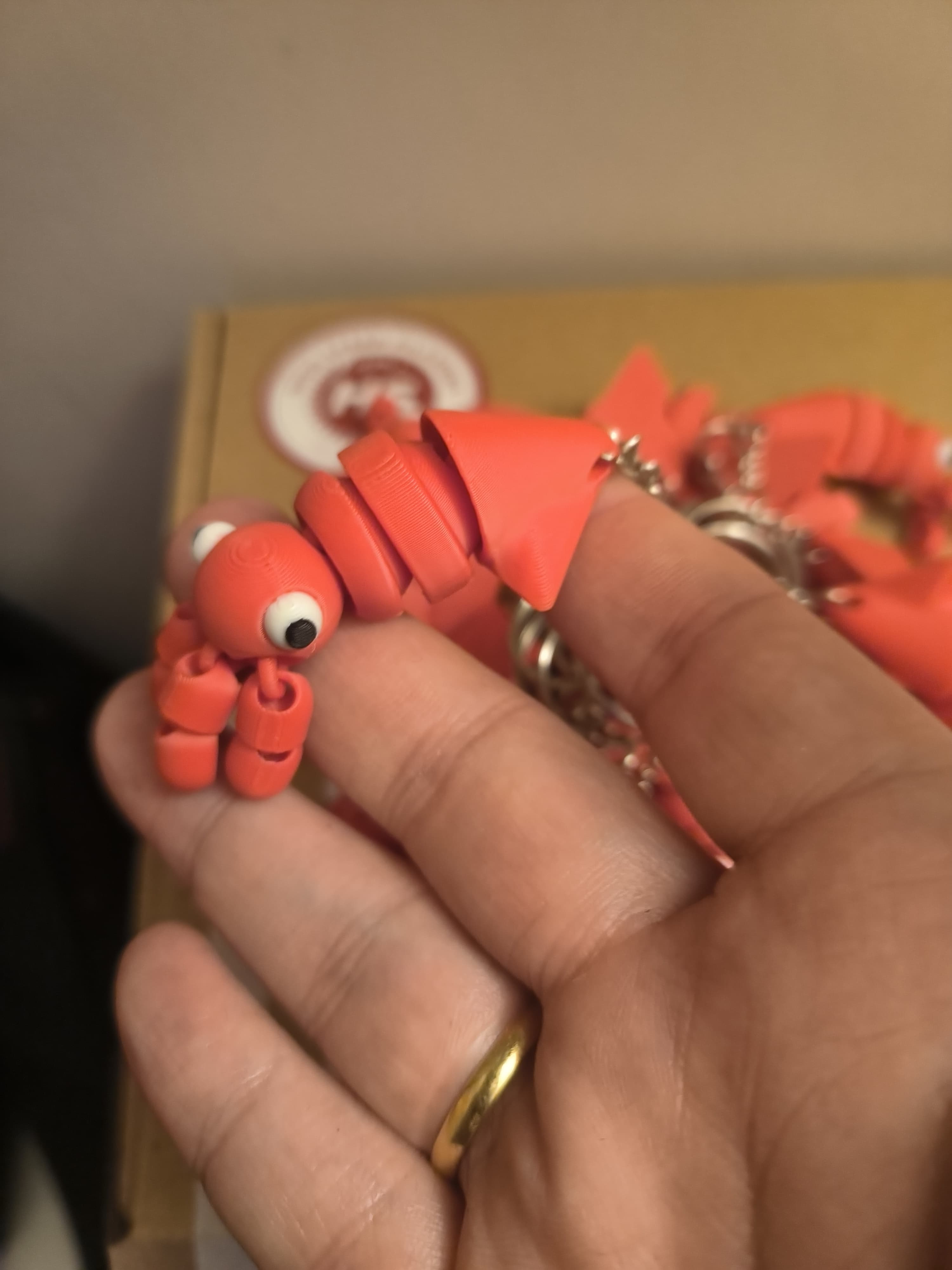 Flexible Mignon Calamar Porte-clés - Image 2