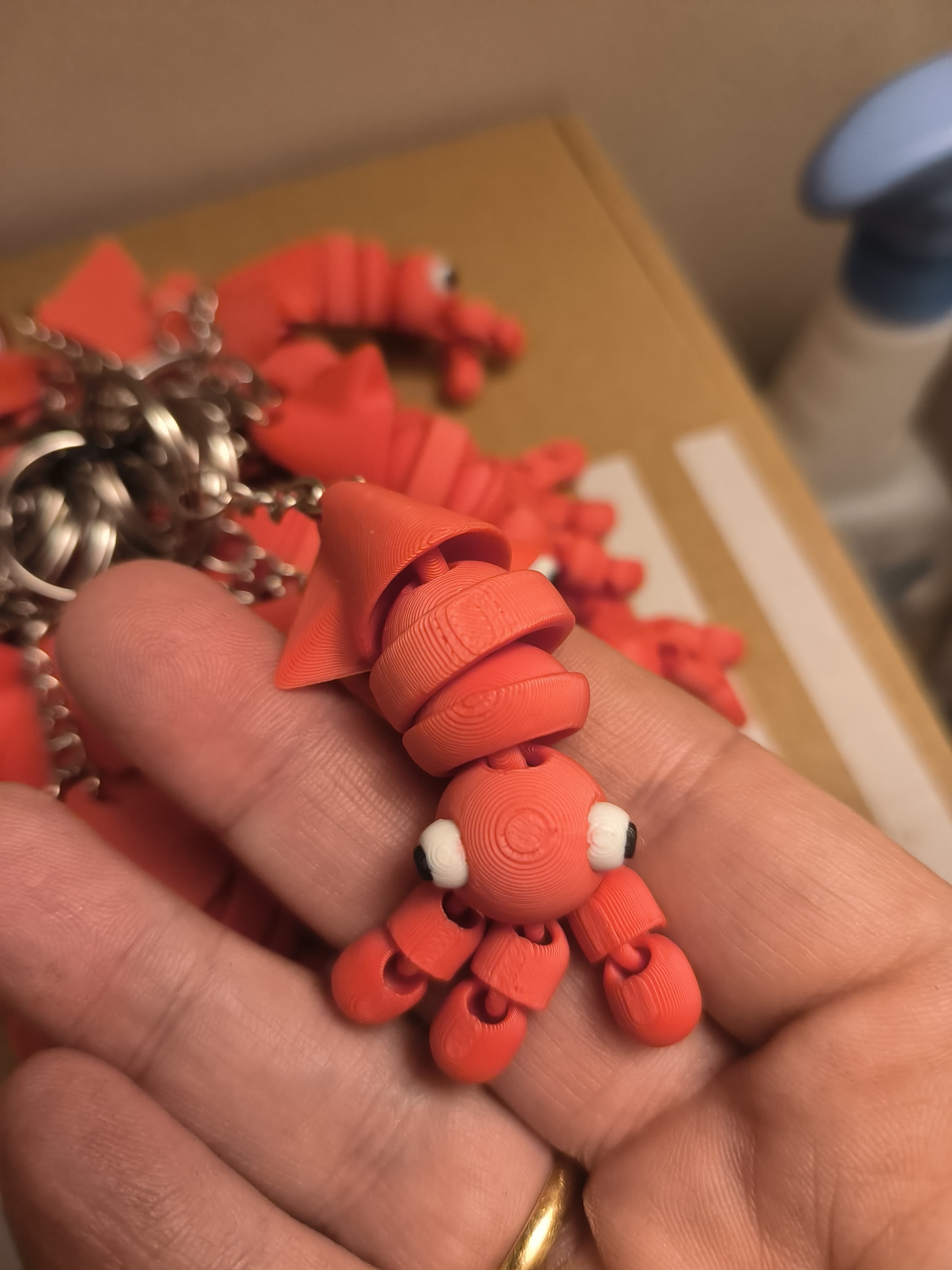 Flexible Mignon Calamar Porte-clés