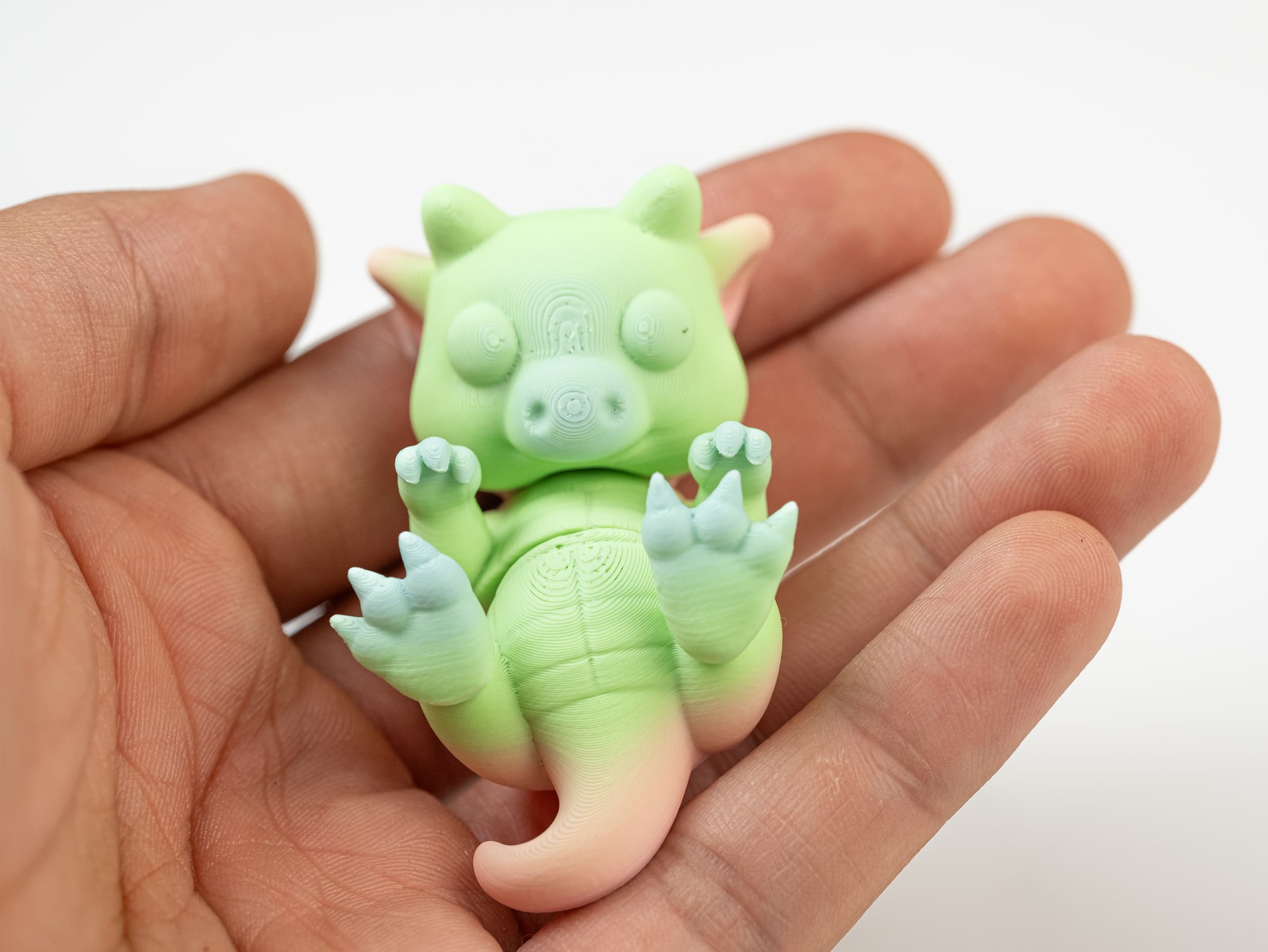 Tiny Flexible Dragon - Articulé Porte-clés - Image 5