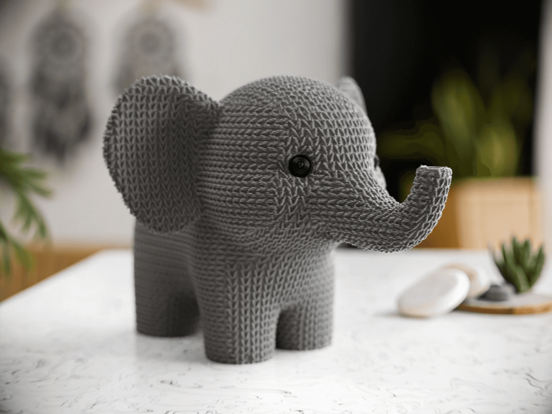 Mignon Knitted Éléphant - No - Image 2