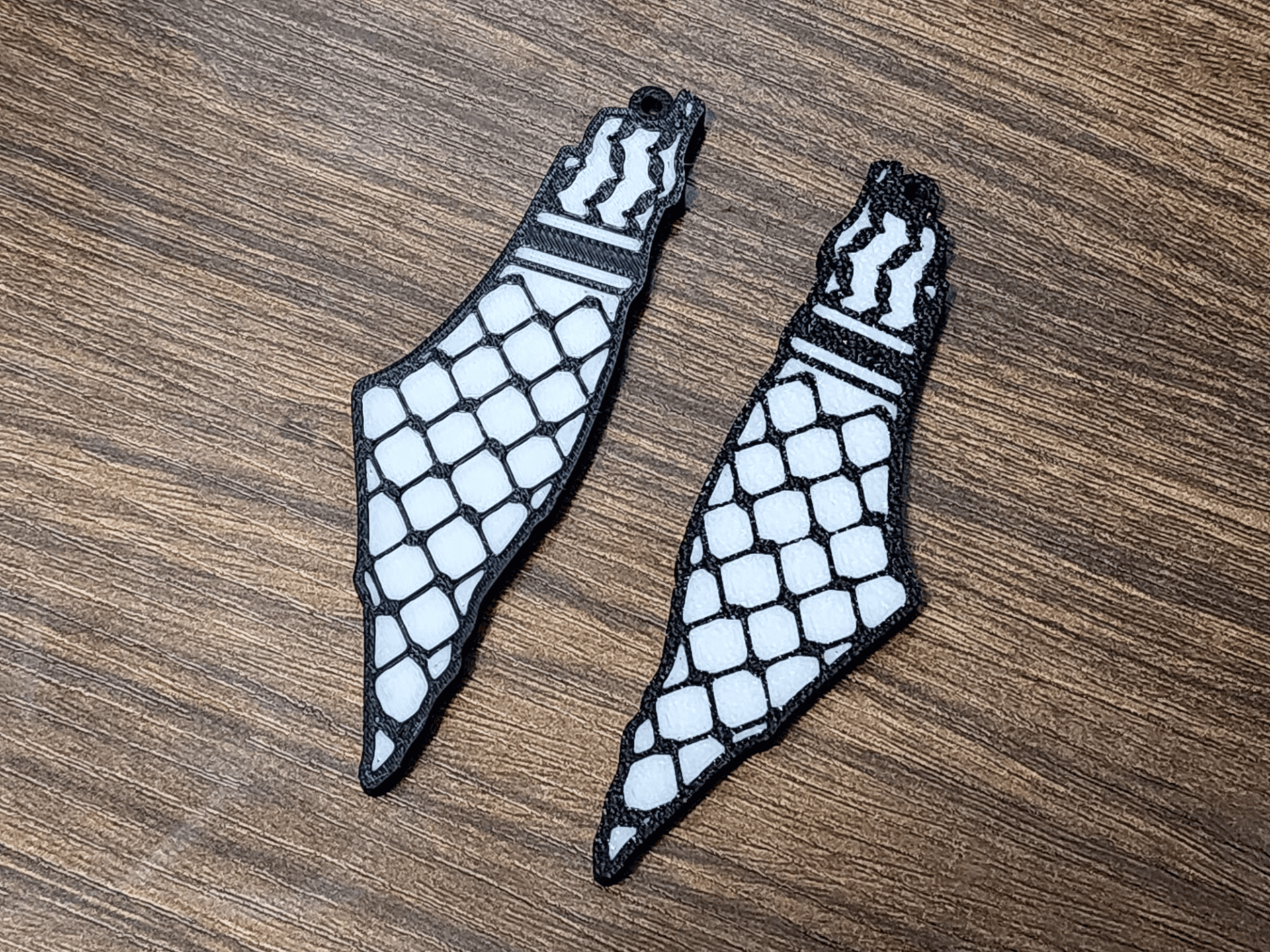 Palestine Carte Keffieh Porte-clés (Watani Series) - Image 5