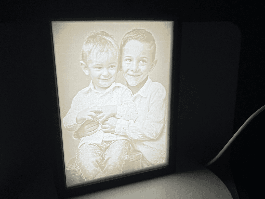 Frame For Lithophanes Bambu Cmyk Backlight Board