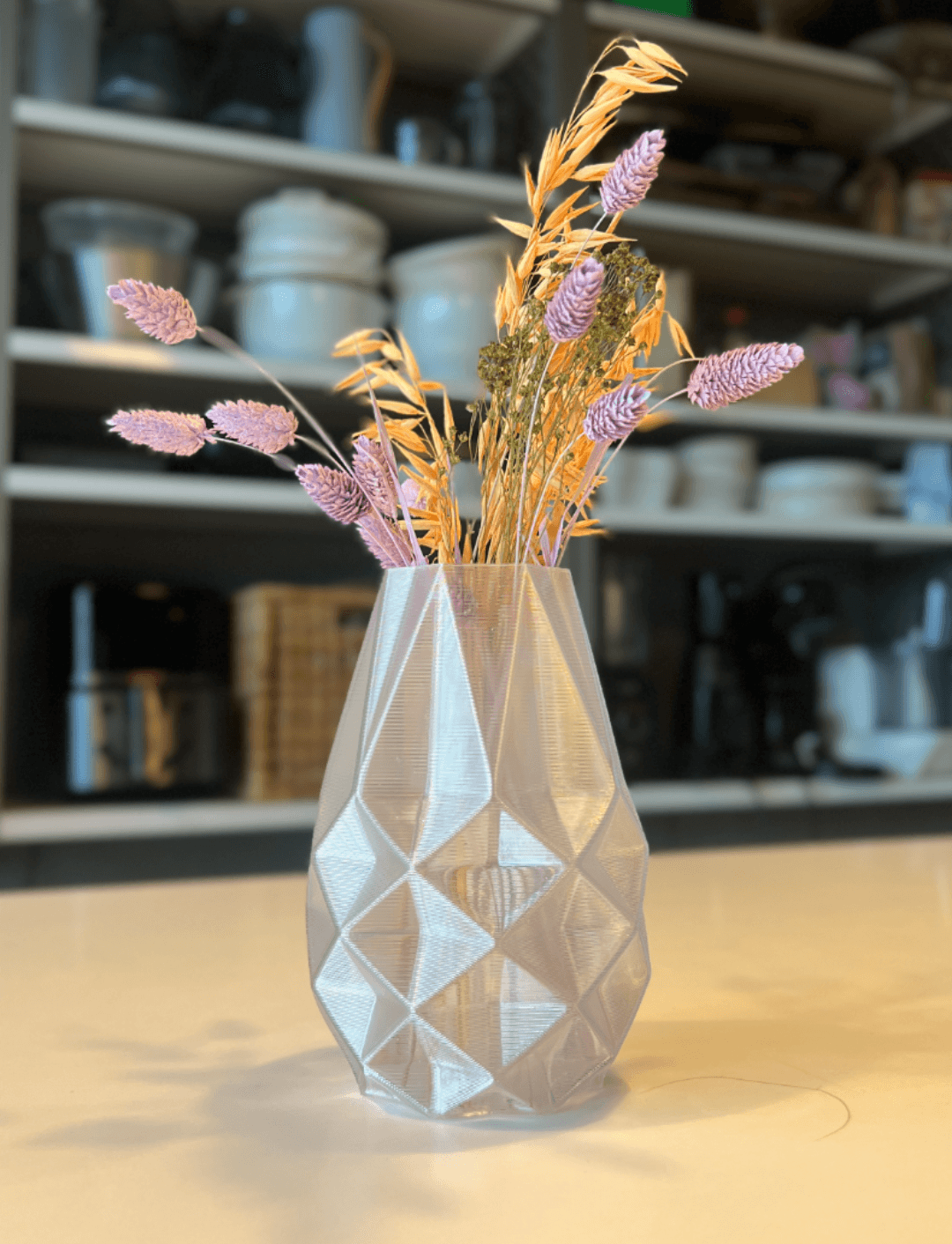 Transparent Géométrique Vase - Image 4